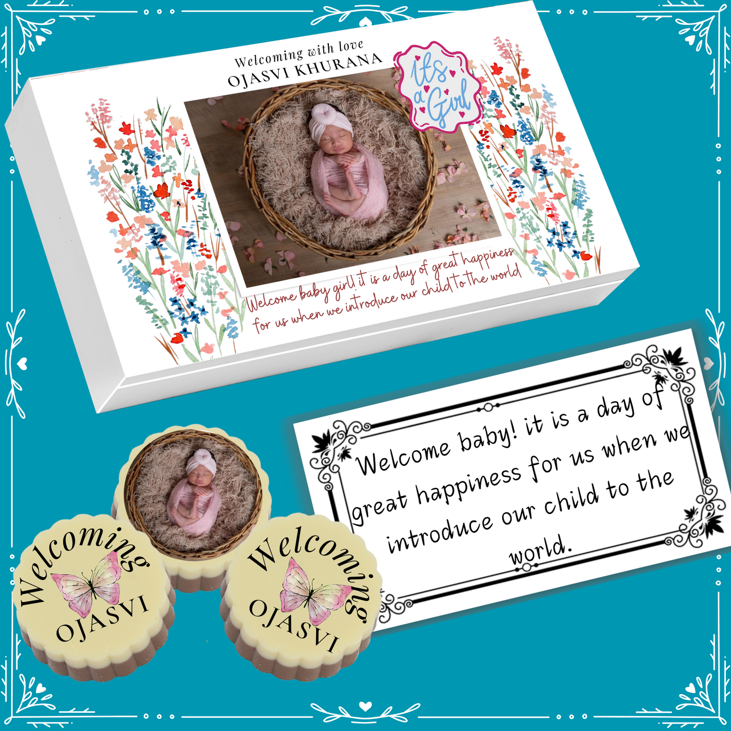 New-Born Baby Birth Announcement Design-11