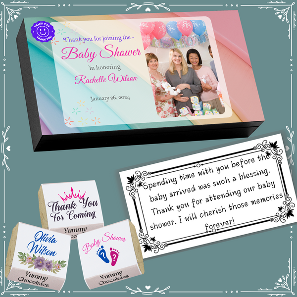 Baby Shower - Return Chocolates Gifts - Wrapper Design-11