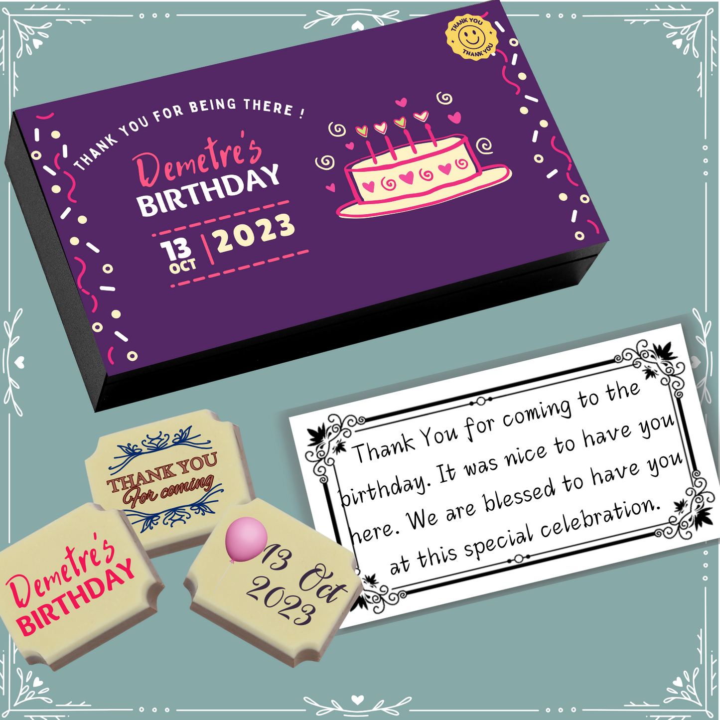 Birthday - Return Chocolates Gifts Design-14