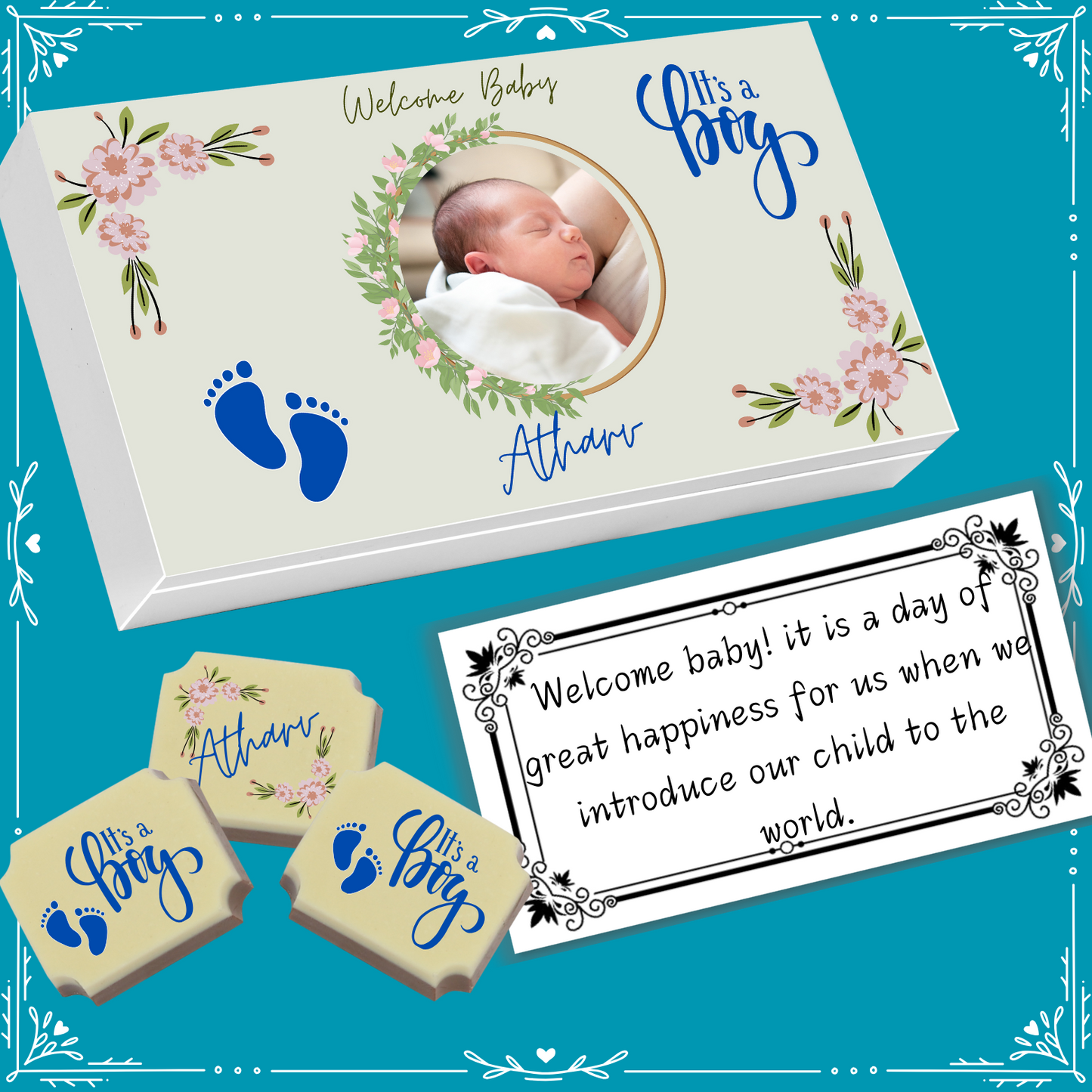 New-Born Baby Birth Announcement Design-19