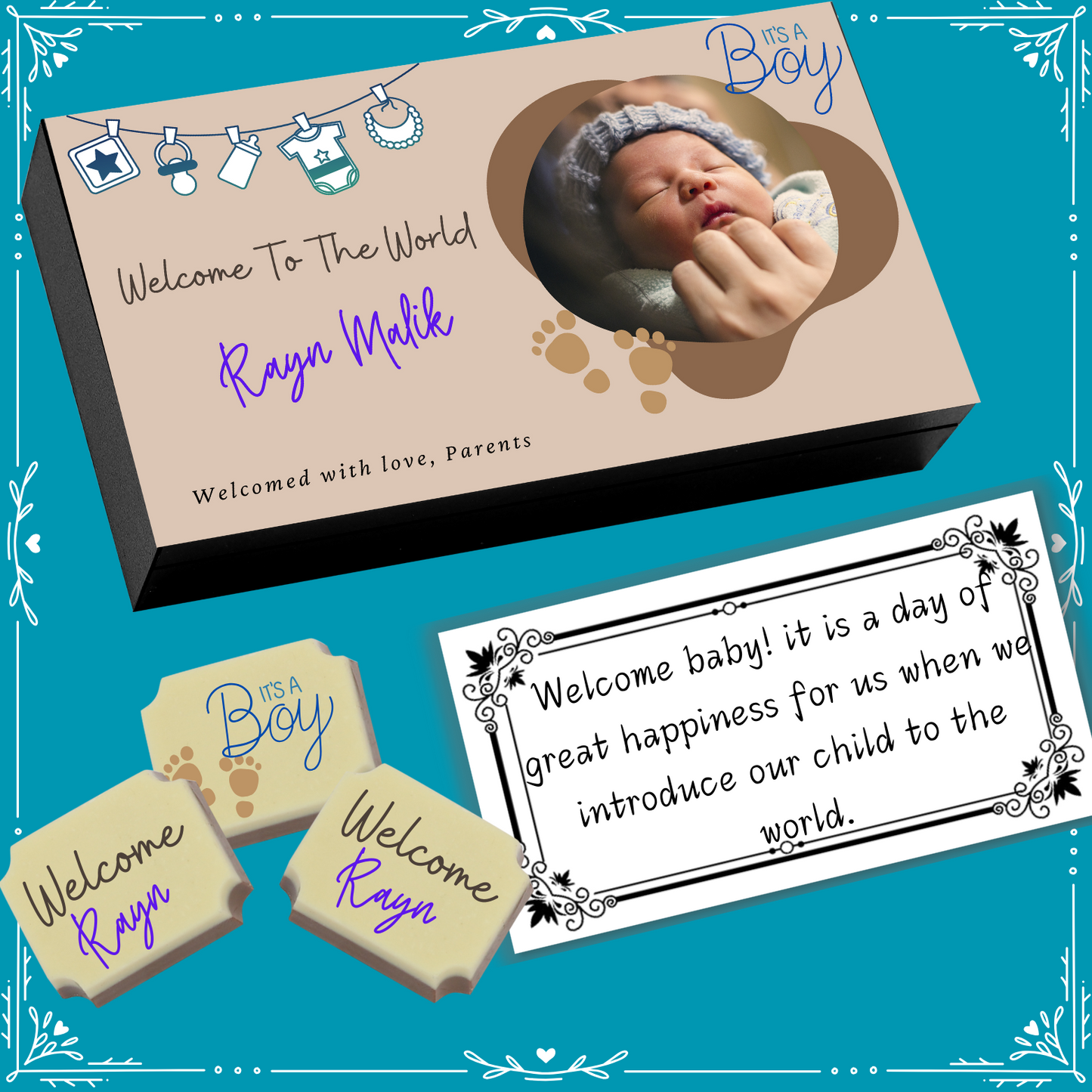 New-Born Baby Birth Announcement Design-18