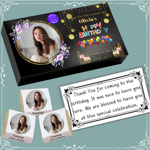 Birthday - Return Chocolates Gifts - Wrapper Design-5