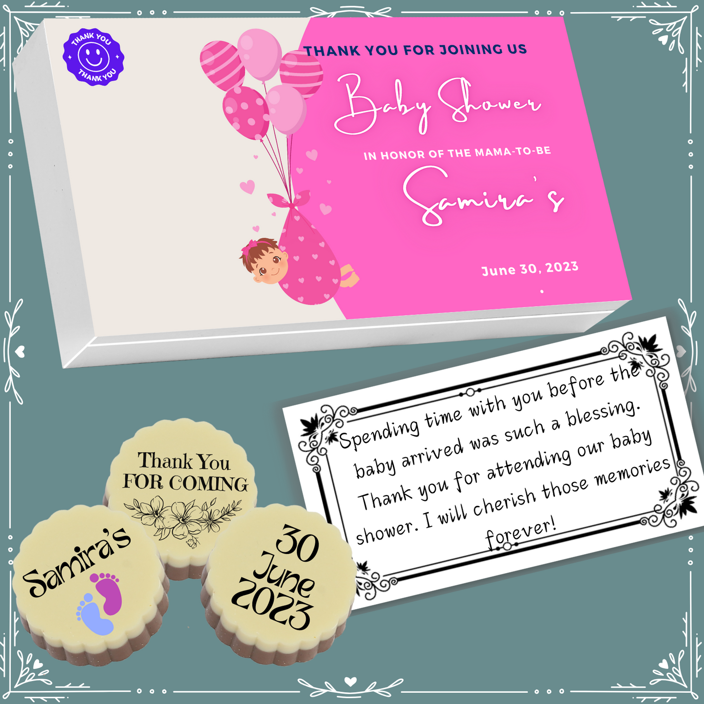 Baby Shower - Return Chocolates Gifts Design-9