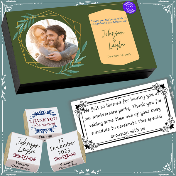 Anniversary - Return Chocolates Gifts - Wrapper Design-8