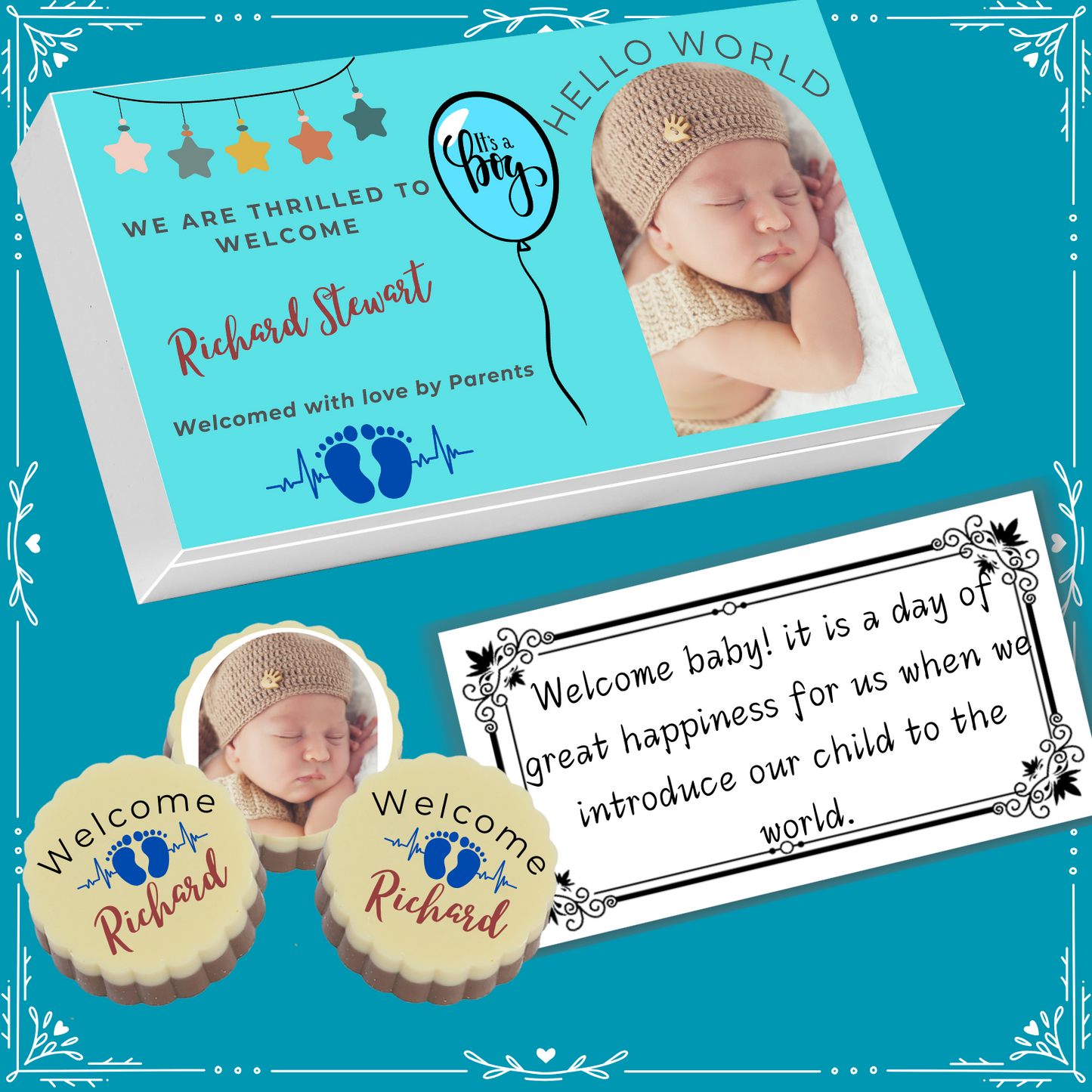 New-Born Baby Birth Announcement Design-13