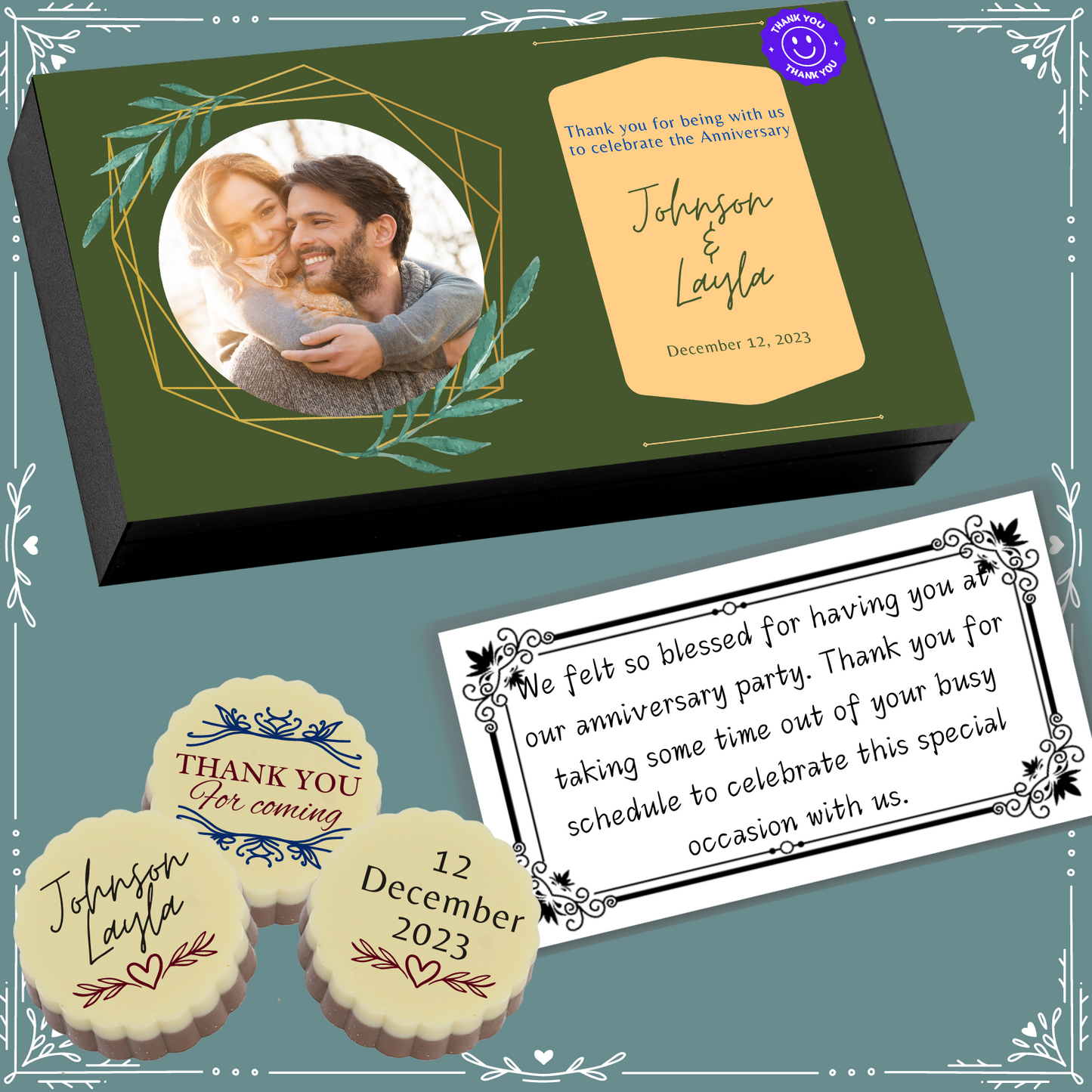 Anniversary - Return Chocolates Gifts Design-8