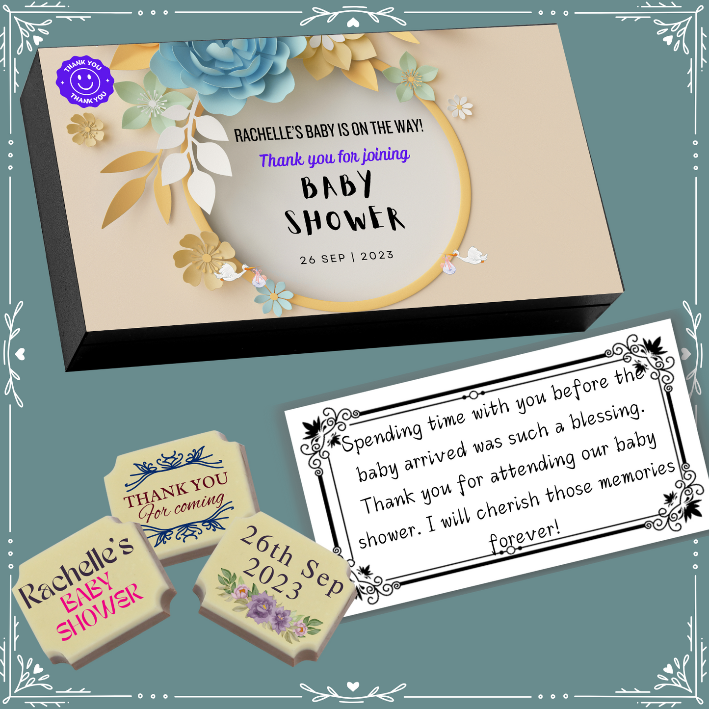 Baby Shower - Return Chocolates Gifts Design-6